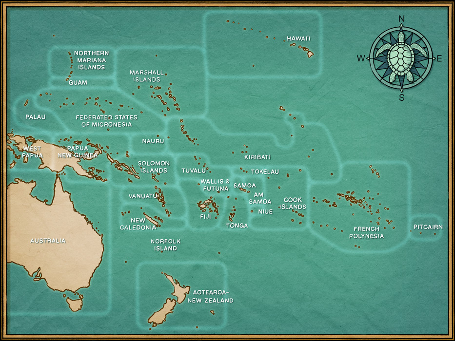 Map design by Richard Morden (http://www.richardmordenillustration.com.au/)
