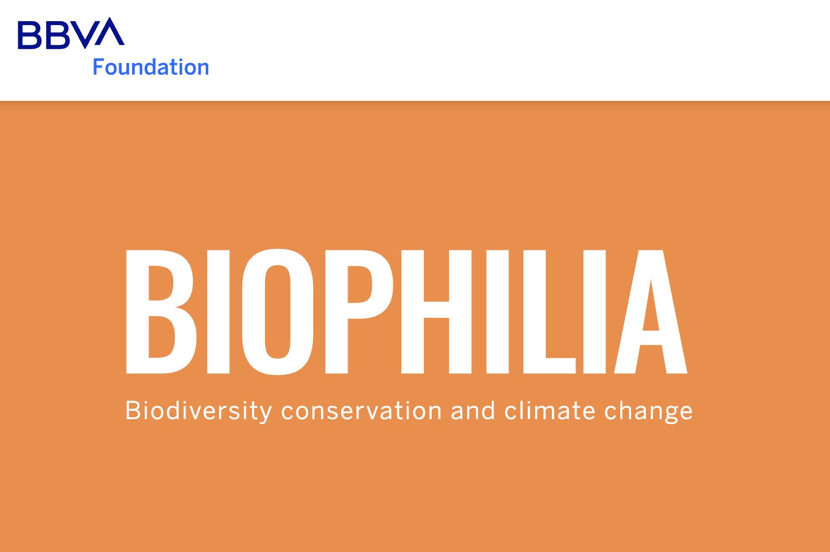 BBVA Biophilia Award